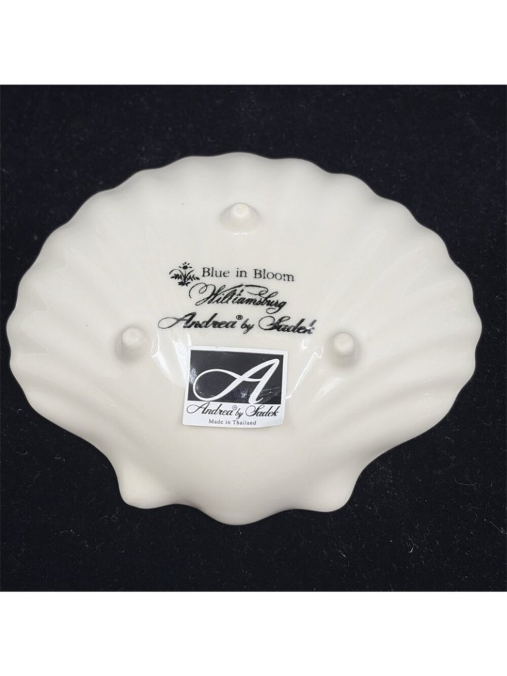 Colonial Williamsburg Andrea by Sadek Blue in Bloom Decorative Dishes Set 2 Vtg - Picture 5 of 14